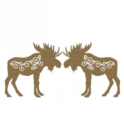 Creative Embellishments - Chipboard «Moose flourish»